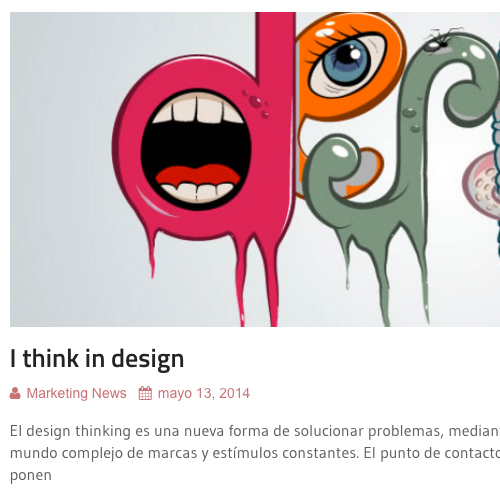 I THINK IN DESIGN // Marketing News – Mayo 2014